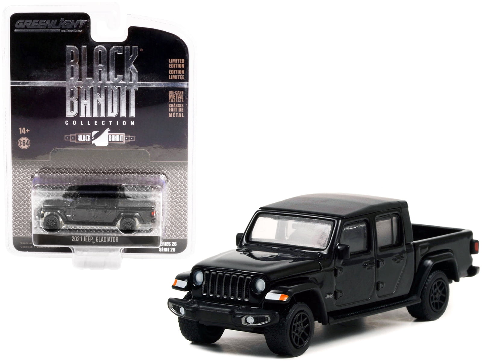 1/64 2021 JEEP GLADIATOR “BLACK BANDIT COLLECTION” - GREENLIGHT
