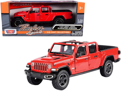 1/24 2021 JEEP GLADIATOR RUBICON “TIMELESS LEGENDS” - MOTOR MAX