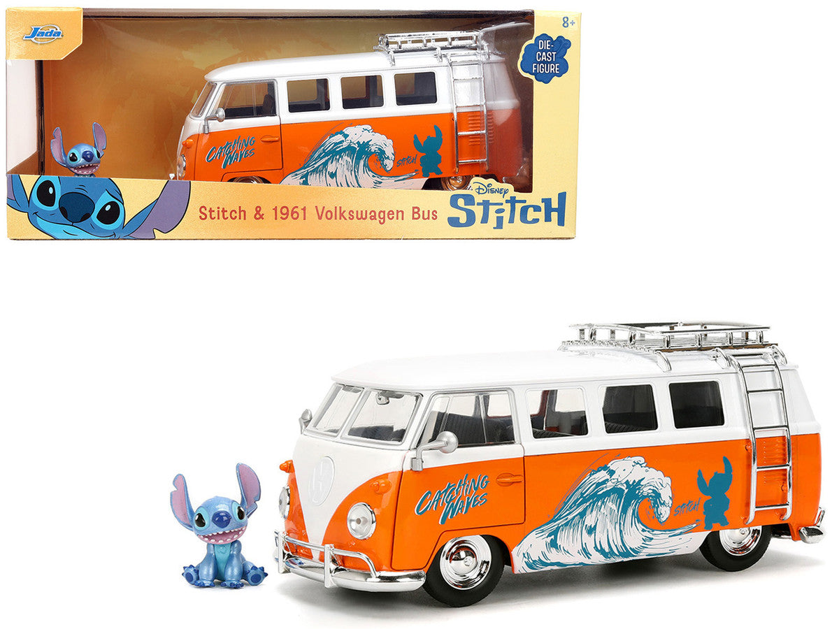 1/24 STITCH & 1961 VOLKSWAGEN BUS - JADA