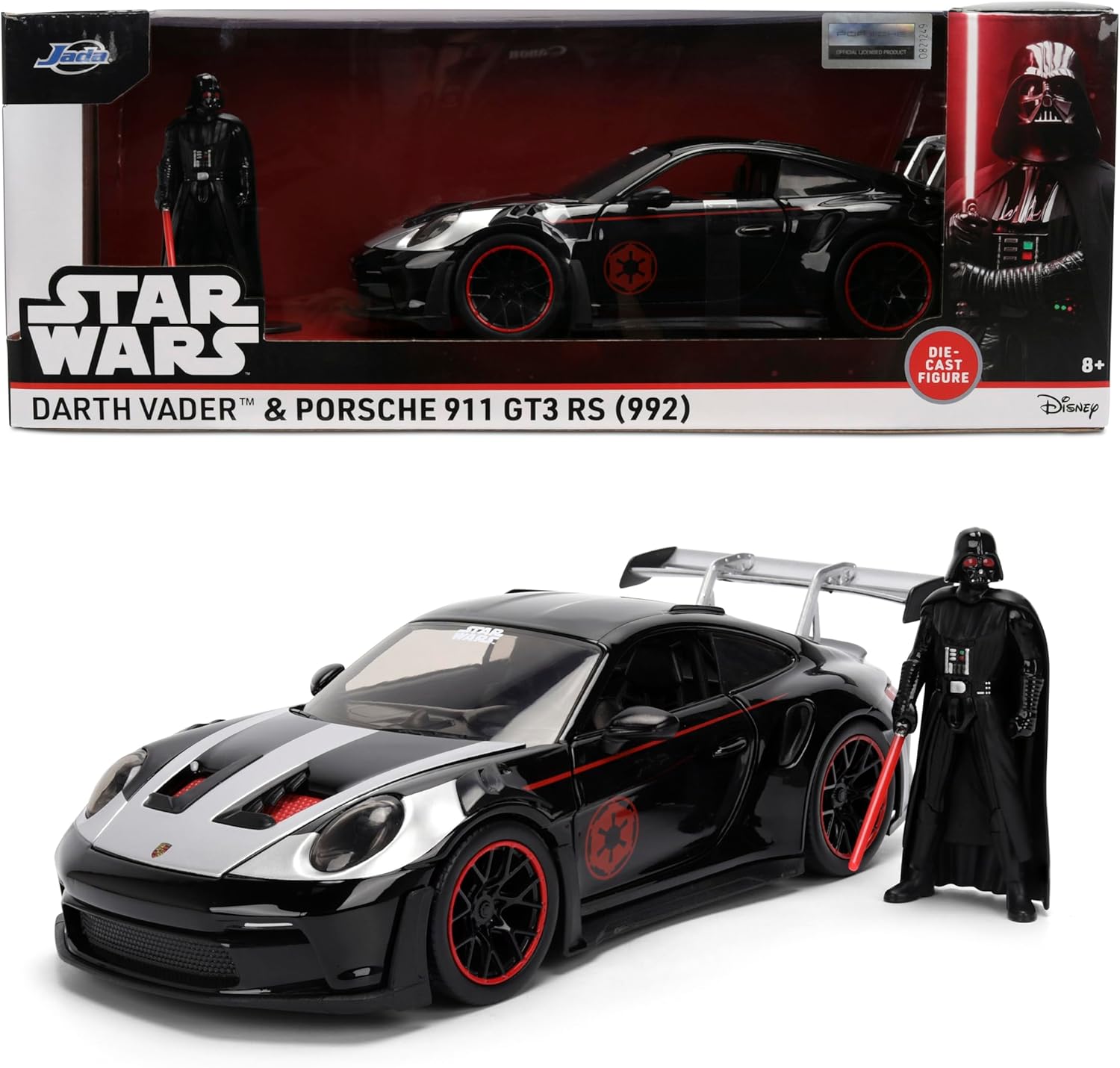 1/24 DARTH VADER & PORSCHE 911 GT3 RS (992) STARWARS - JADA