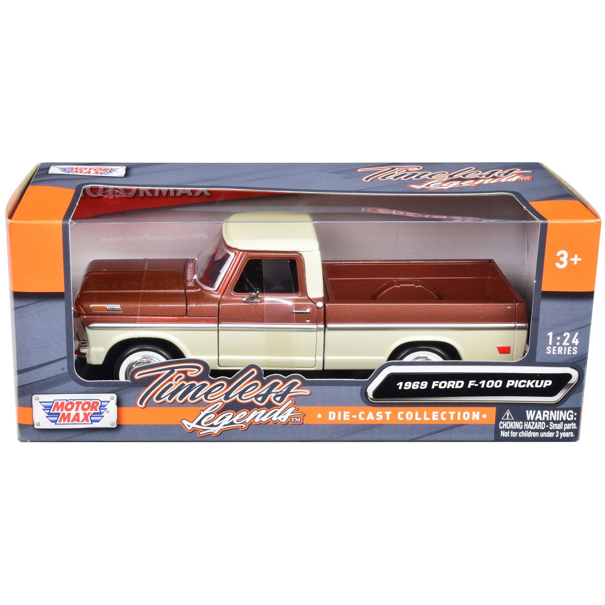 1/24 1969 FORD F-100 TWO TONE PICK UP “TIMELESS LEGENDS” - MOTOR MAX