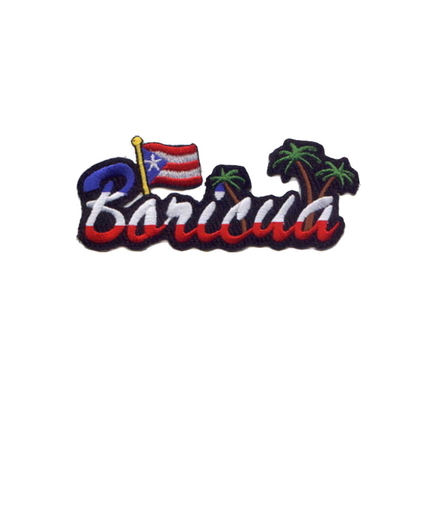 Boricua & PR Flag Embroidered Parcho
