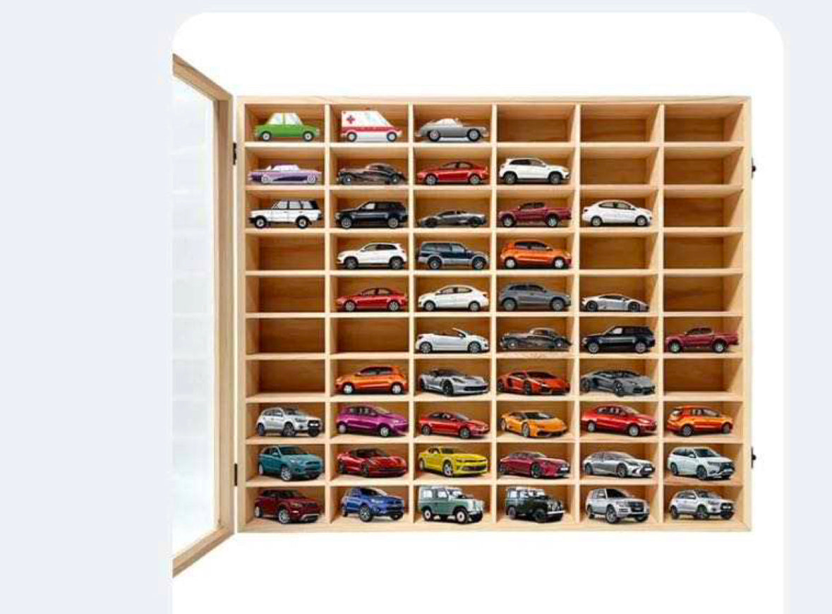 1/64 DISPLAY CASE PARA CARROS - HOT WHEELS - CPM#334611-401511