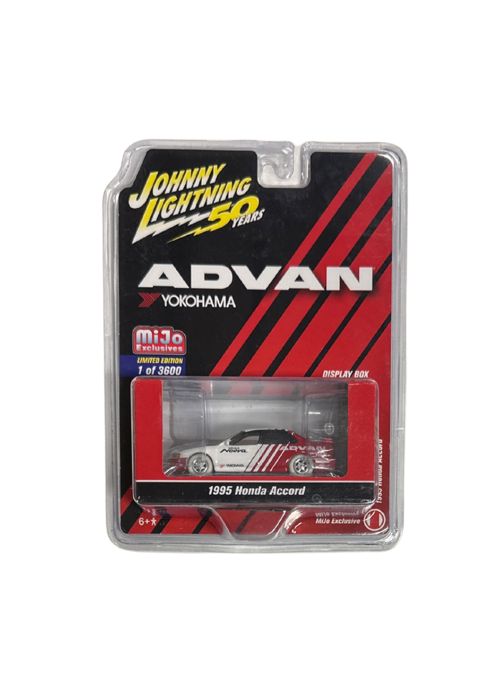 1/64 1995 ADVAN HONDA ACCORD "CHASE" (WHITE RIMS & METALLIC INTERIOR VARIATION)
