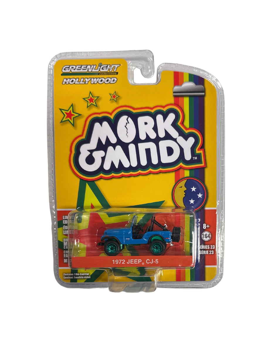 1:64 1972 MORK & MINDY JEEP CJ-5 CHASE