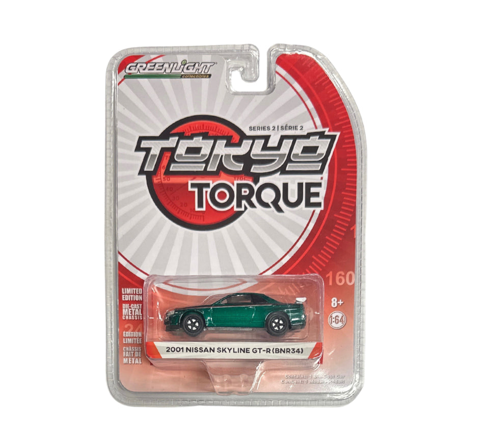 1/64 2001 NISSAN SKYLINE GT-R (BNR34) "CHASE" - TOKYO TORQUE