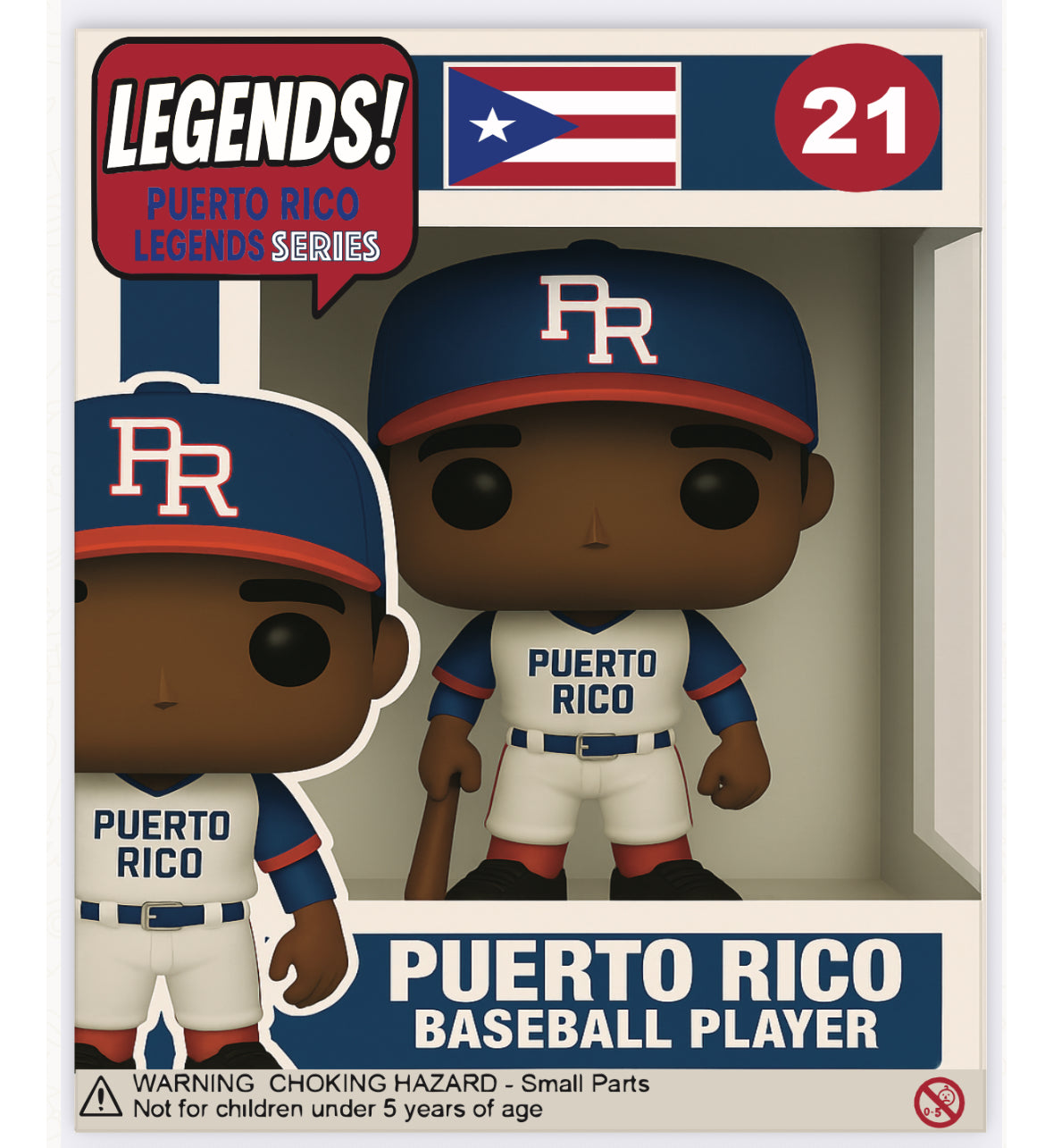 PUERTO RICO BASEBALL LEGEND POP FIGURE