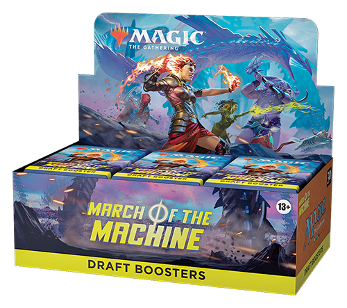 MAGIC THE GATHERING: "MARCH OF THE MACHINE" DRAFT BOOSTER DISPLAY 36CT