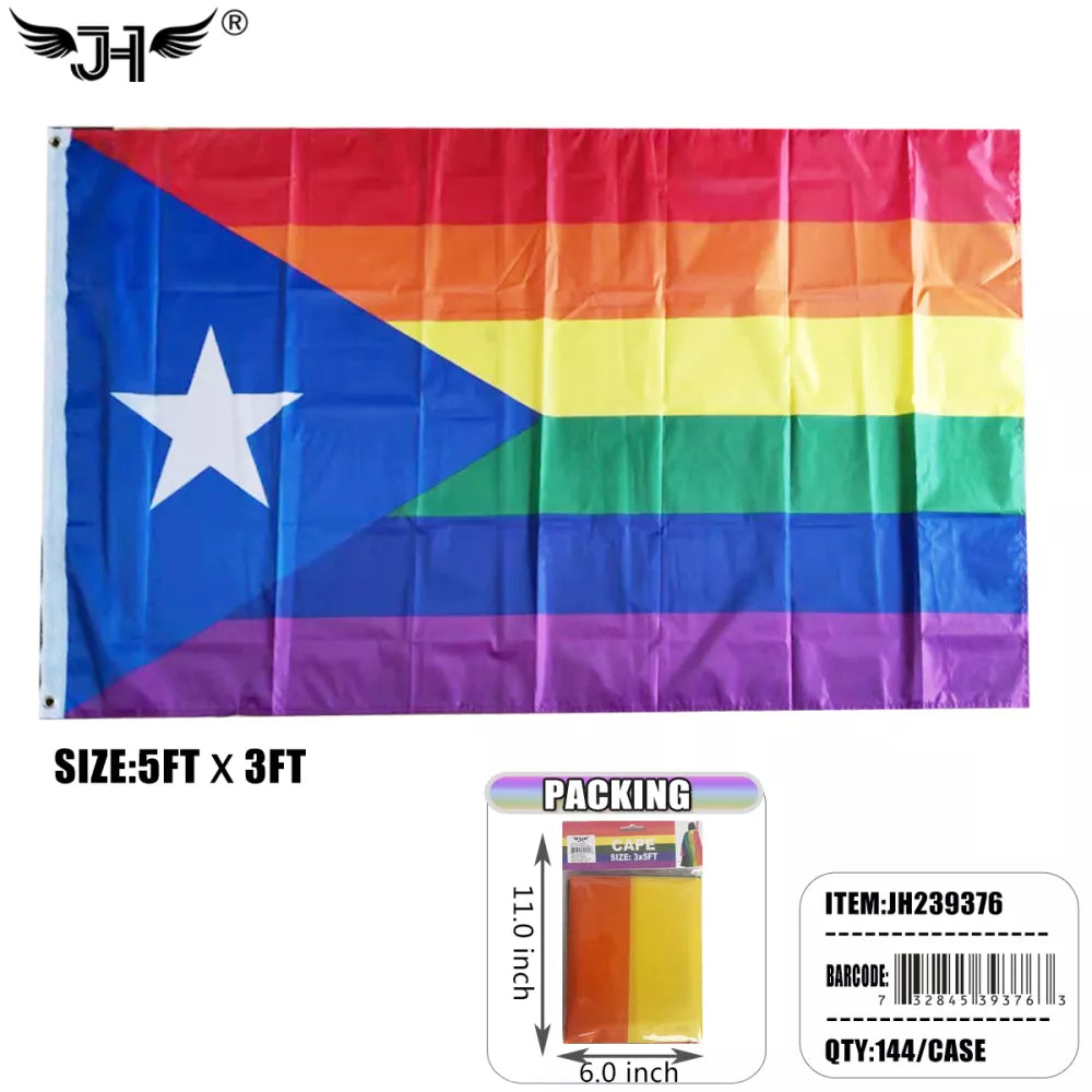 Bandera de Puerto Rico Colores