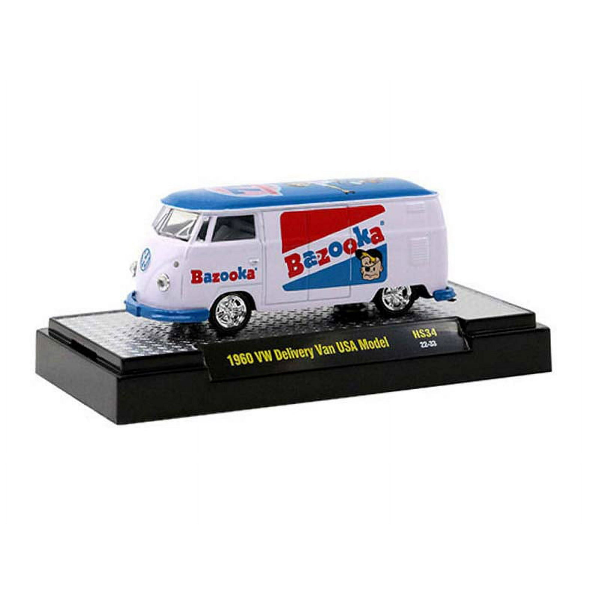 1/64 1960 VOLKSWAGEN VAN USA MODEL - BAZOOKA BUBBLE GUM COLLECTIBLE