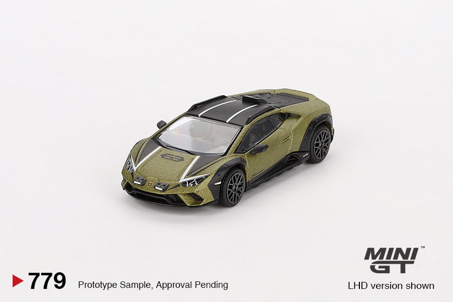 1/64 LAMBORGHINI HURACAN STERRATO VERDE GEA MATT - MINI GT