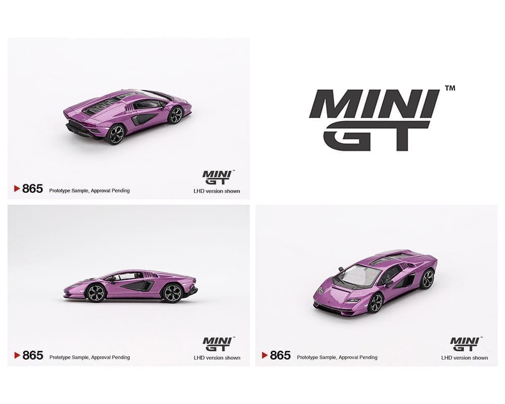 1/64 LAMBORGHINI COUNTACH LPI 800-4 – VIOLA 3OTH - MINI GT