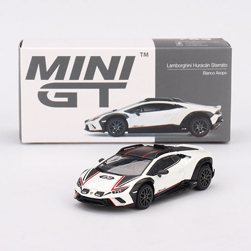 1/64 LAMBORGHINI HURACAN STERRATO BIANCO ASOPO LHD - MINI GT