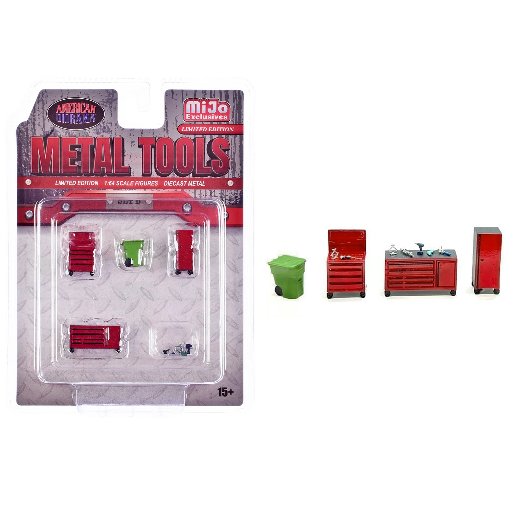 1/64 METAL TOOLS (SET B) AMERICAN DIORAMA