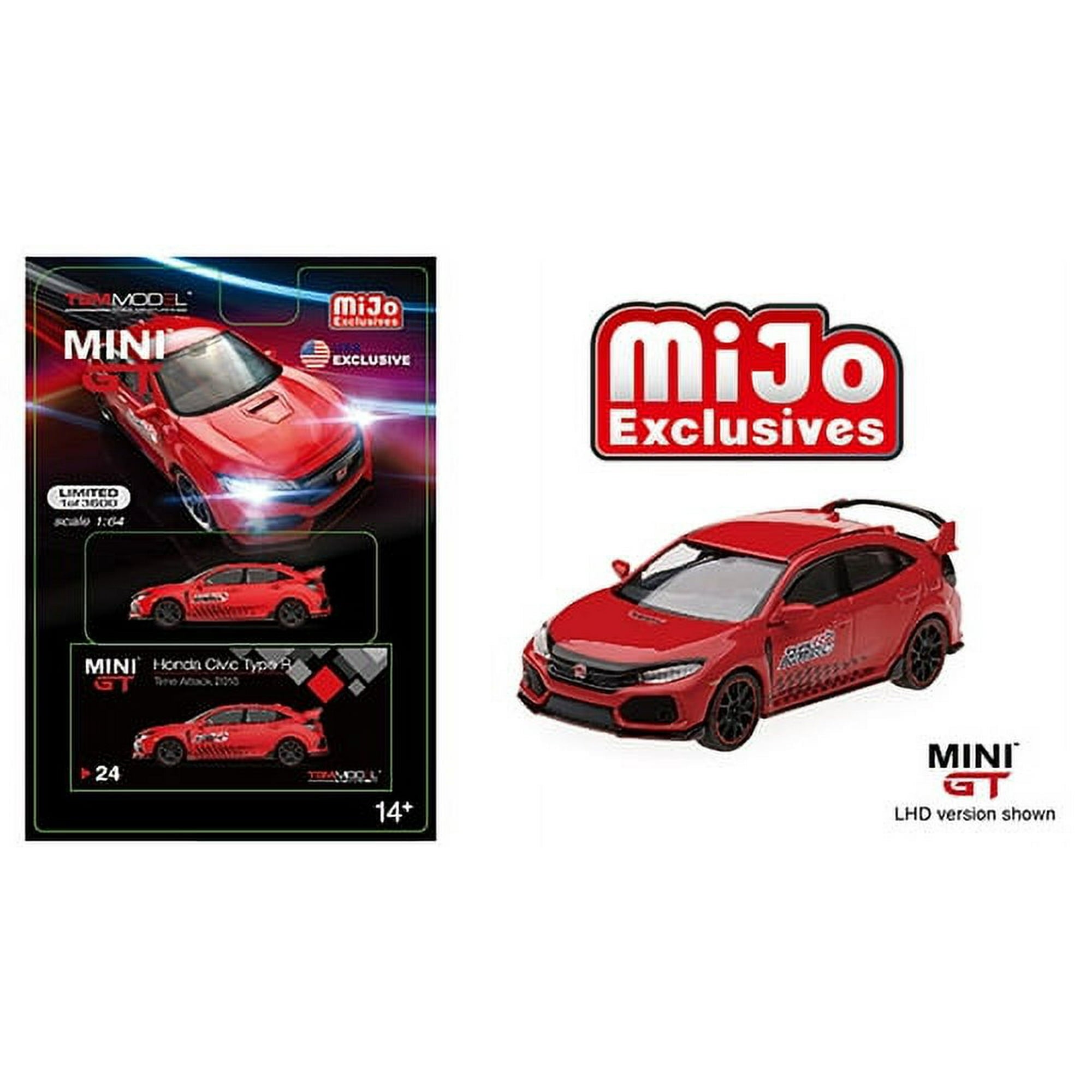 1/64 HONDA CIVIC TYPE R - MINI GT TIME ATTACK 2018