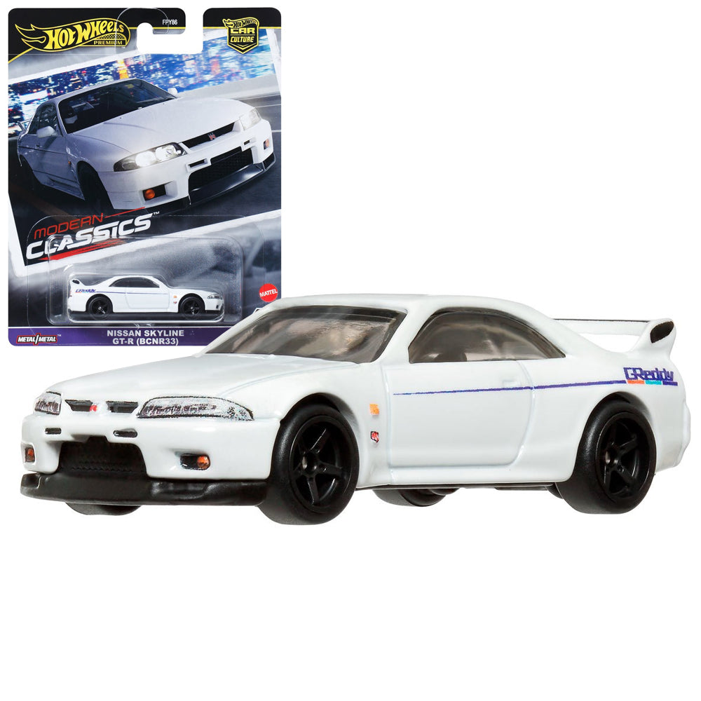 1/64 NISSAN SKYLINE GT-R (BCNR33) MODERN CLASSICS - HOTWHEELS