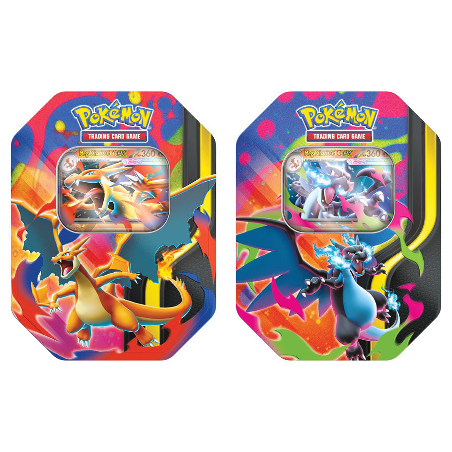 POKEMON MEGA CHARIZARD TIN CAN