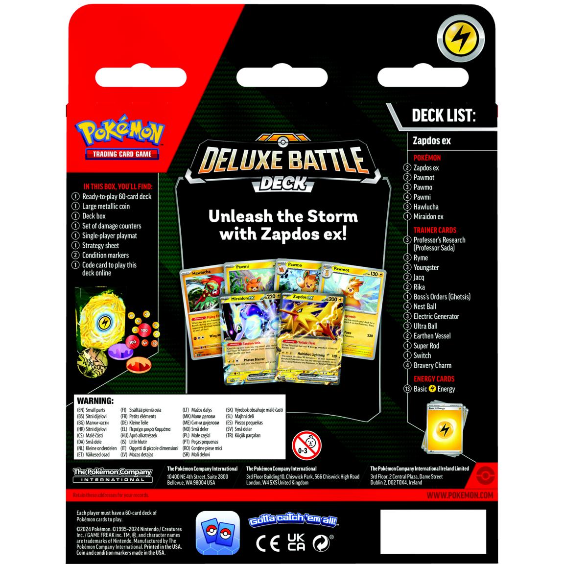 POKEMON DELUXE BATTLE DECK - NINETALES EX