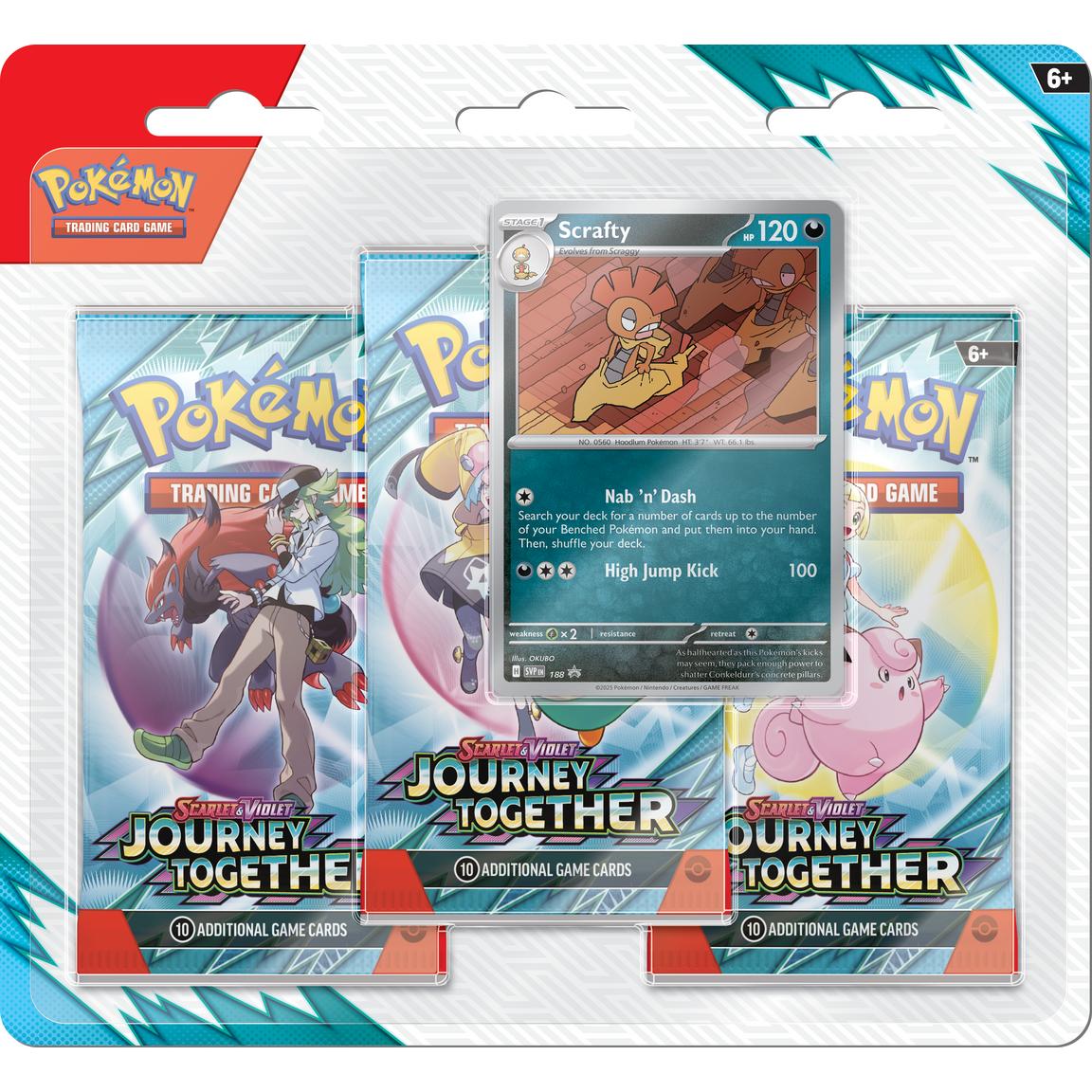 JOURNEY TOGETHER 3 BOOSTER BLISTER - POKEMON