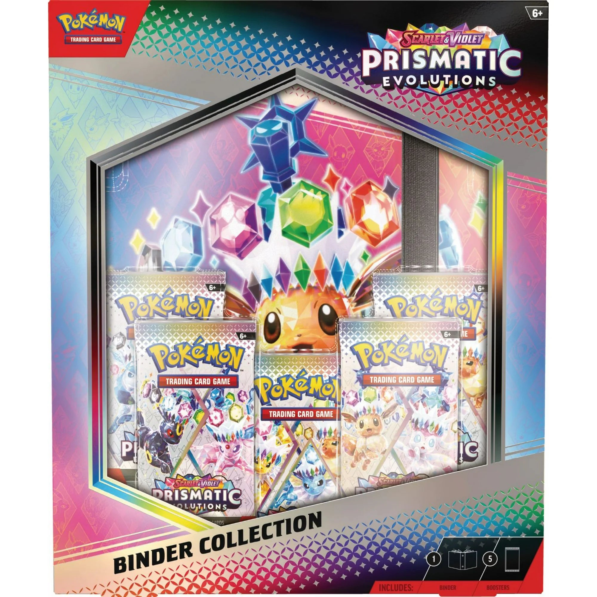 COLECCIÓN DE CARPETAS EVOLUCIONES PRISMÁTICAS ESCARLATA Y VIOLETA 8.5