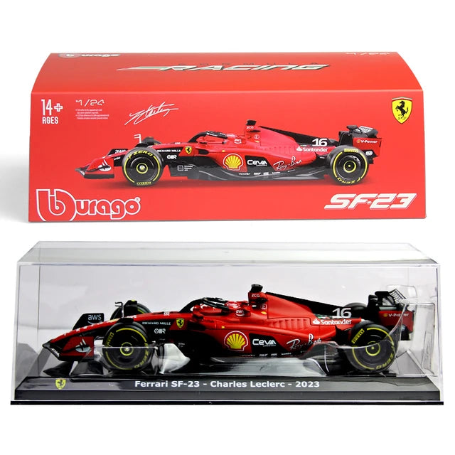 1/24 BURAGO SF-23 FERRARI #16 CHARLES LECLERC