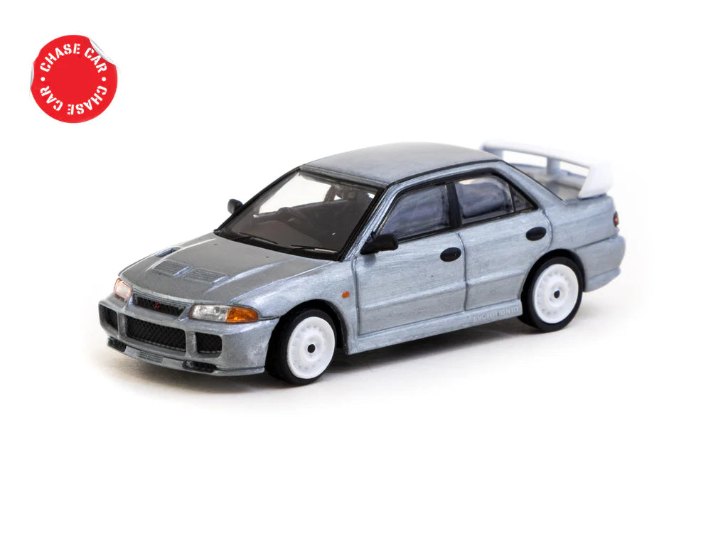 1/64 MITSUBISHI LANCER EVOLUTION RS lll WHITE (CHASE "RAW") - TARMACWORKS