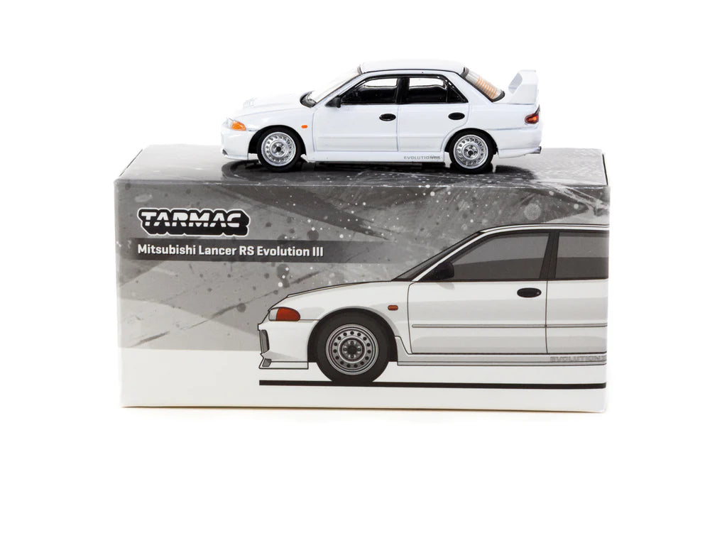 1/64 MITSUBISHI LANCER EVOLUTION RS lll WHITE - TARMACWORKS
