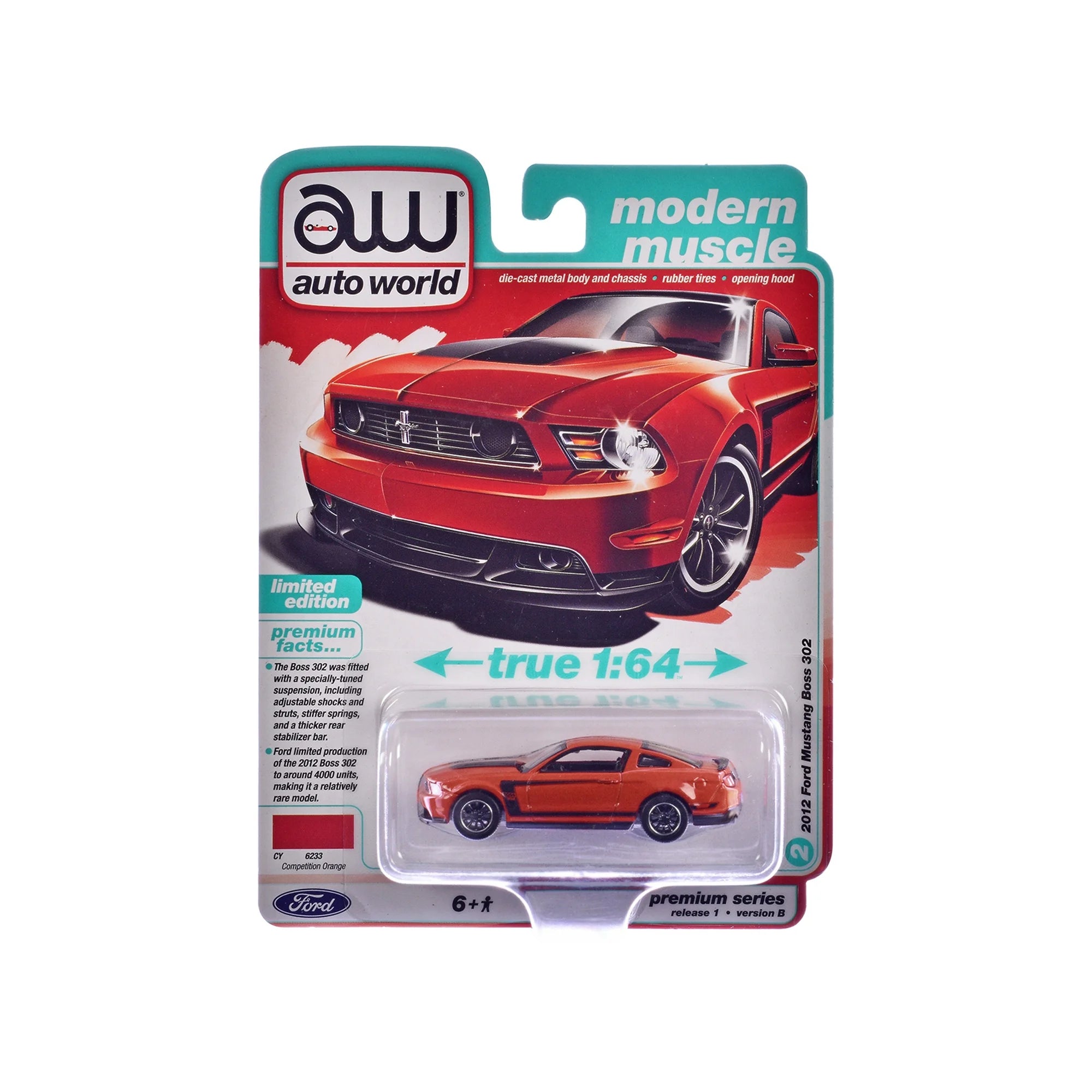 1/64 2012 FORD MUSTANG BOSS 302 - MODERN MUSCLE