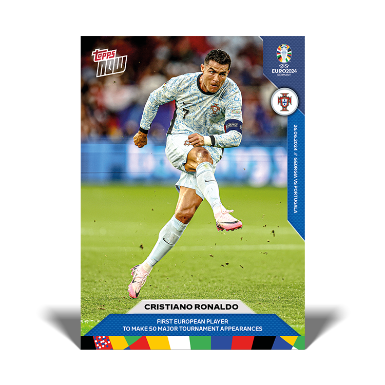 2024 TOPPS NOW CRISTIANO RONALDO #31 TRADING CARD