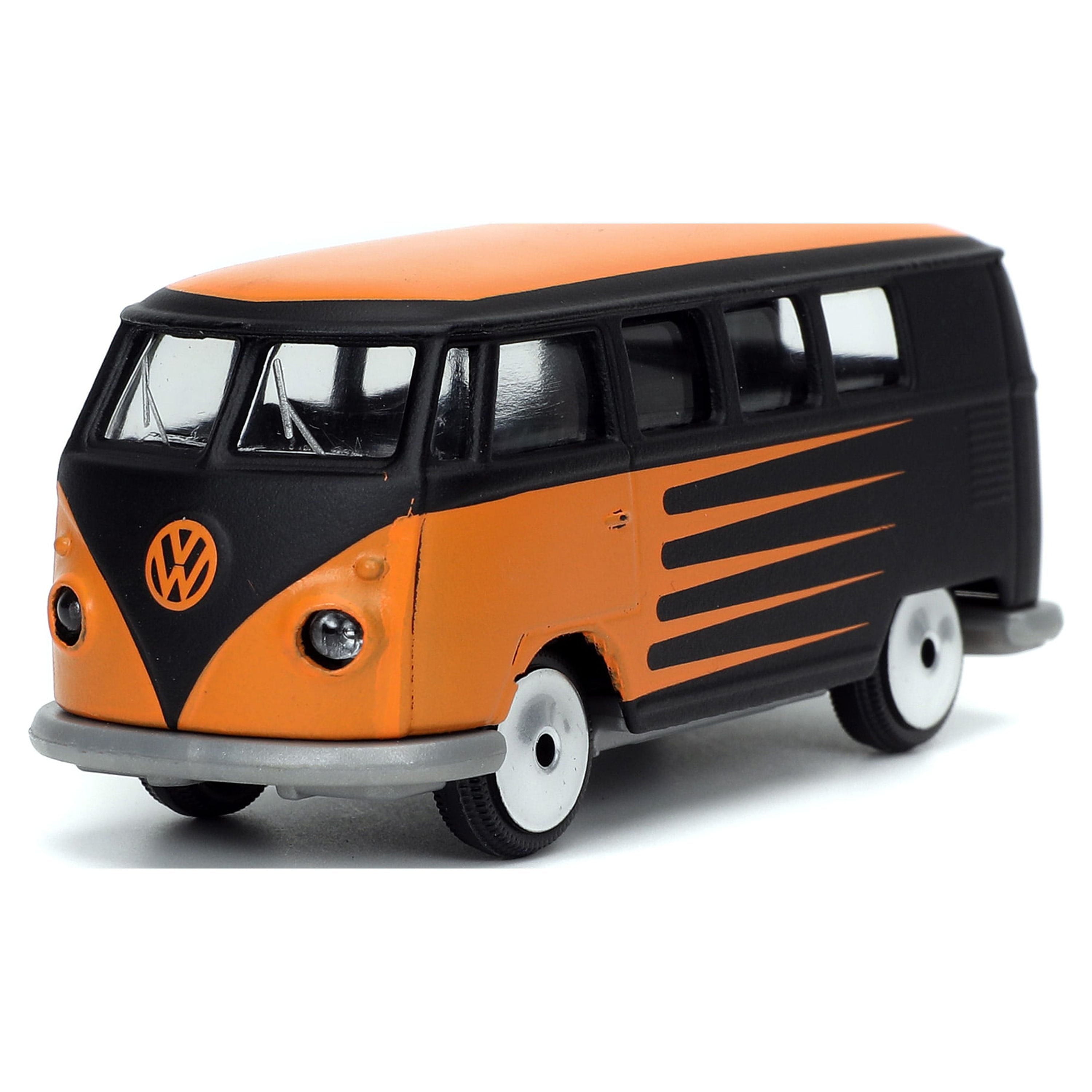 1/64 VOLKSWAGEN  T1 - PUNCH BUGGY BLACK & ORANGE
