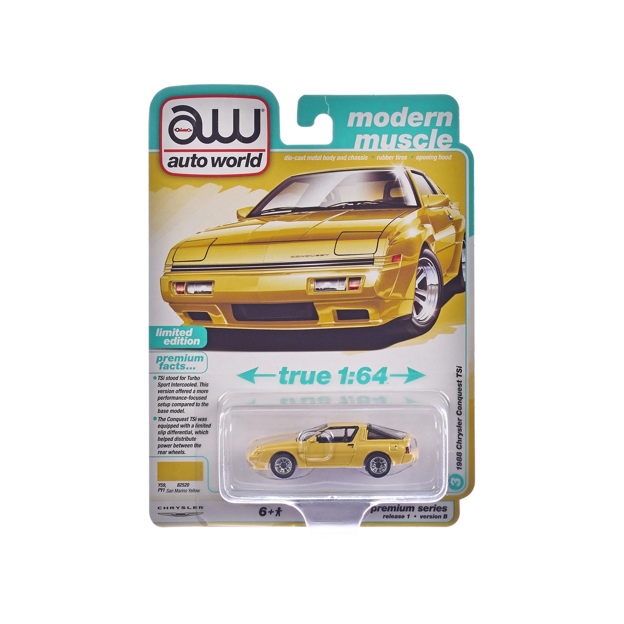 1/64 1988 CHRYSLER CONQUEST TSI - MODERN MUSCLE