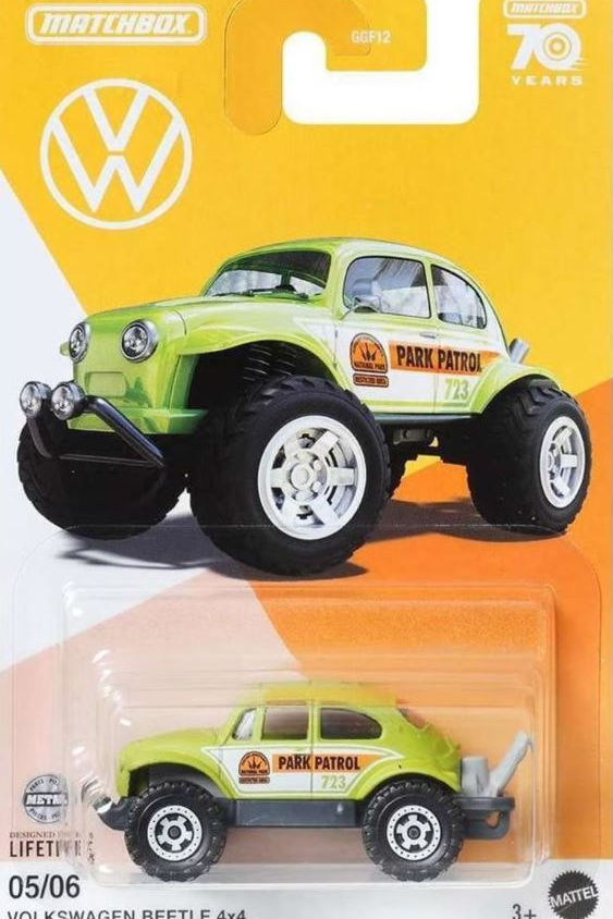 1/64 VOLKSWAGEN BEETLE 4X4 PARK PATROL - MATCHBOX