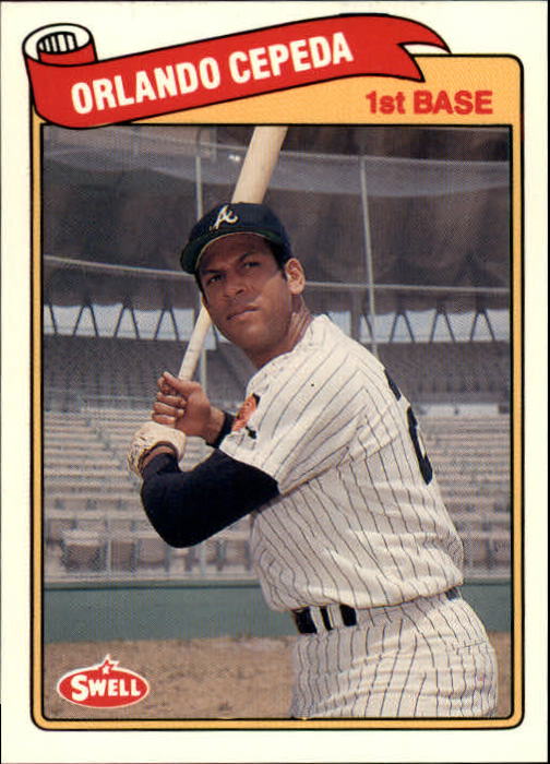 1989 SWELL BASEBALL GREATS #8 ORLANDO CEPEDA