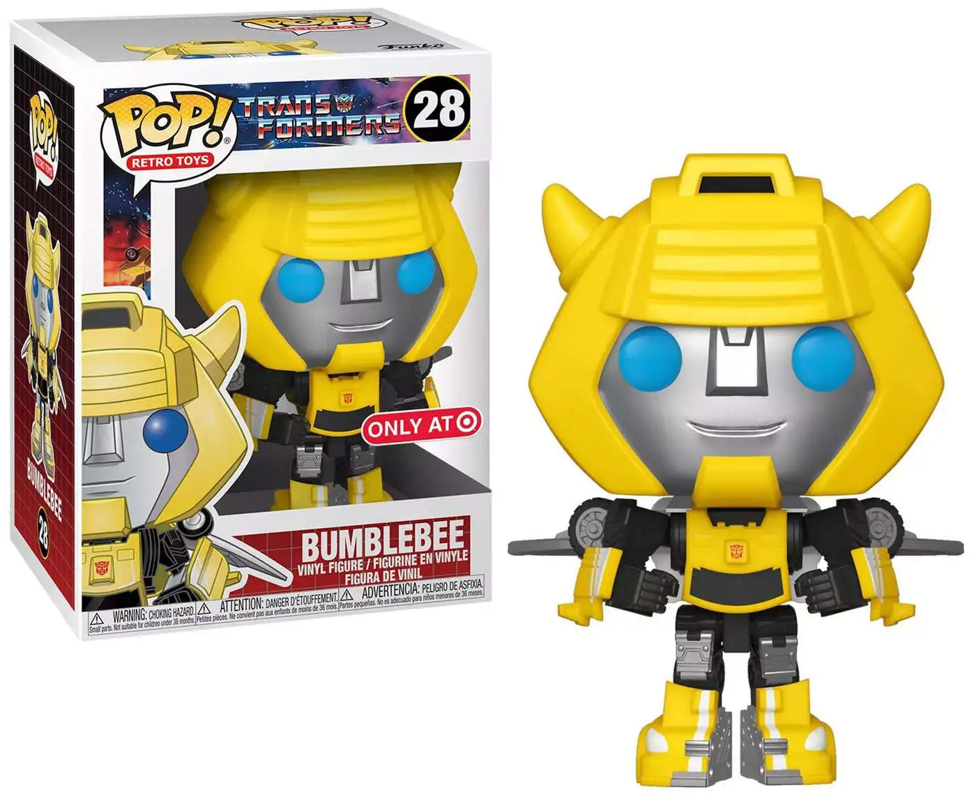 TRANS FORMERS BUMBLEBEE FUNKO POP #28 ONLY AT