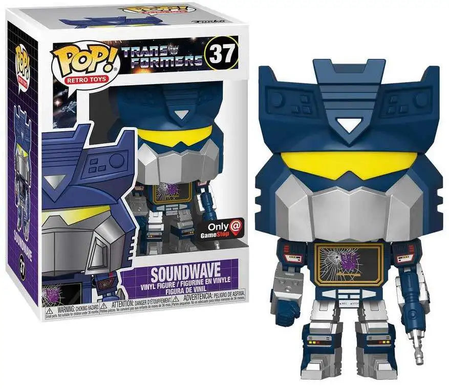 TRANS FORMERS SOUNDWAVE FUNKO POP #37 ONLY@GAMESTOP