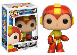 MEGAMAN MEGAMAN-FIRE STORM FUNKO POP #102 ONLY@ GAMESTOP