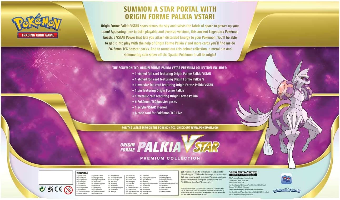 Pokemon TCG: Origin Forme Palkia VSTAR Premium Collection