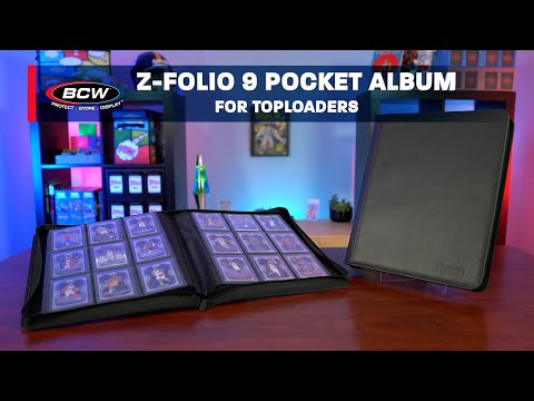 Load video: Z-FOLIO 9-POCKET LX ALBUM - TOPLOADERS