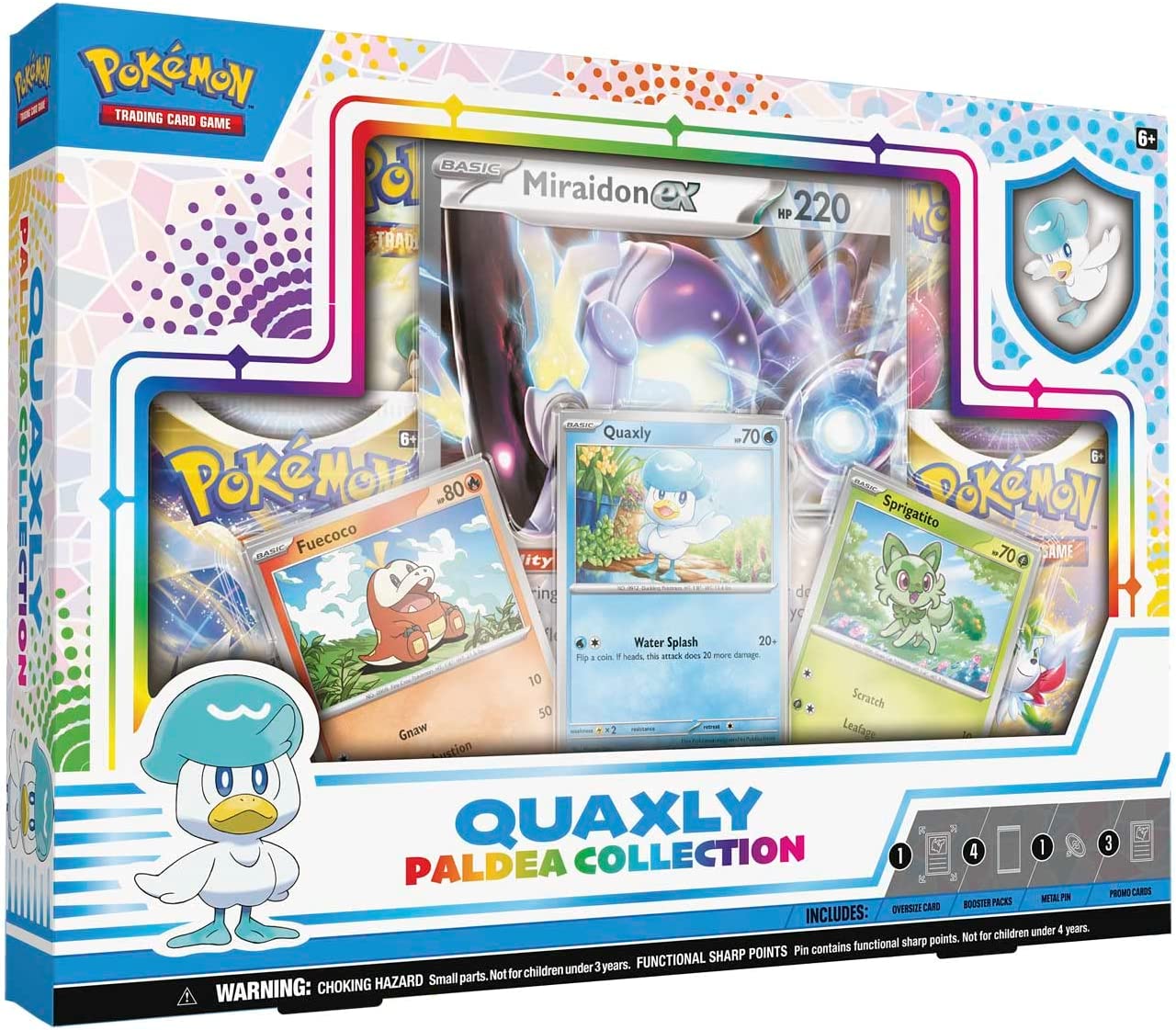 POKEMON TCG: PALDEA PIN COLLECTION - QUAXLY