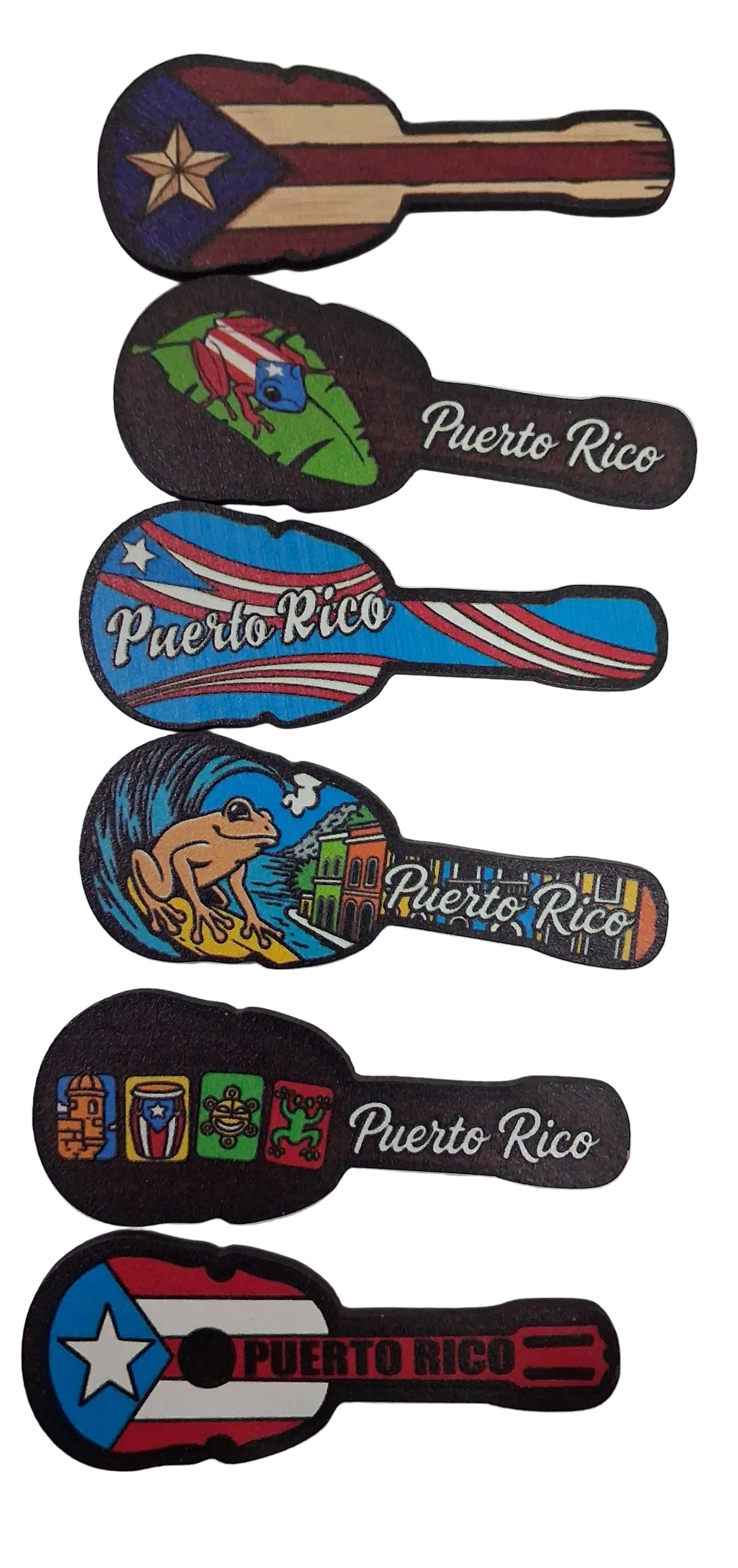 Magneto Cuatro Puertorriqueño con diseños variados