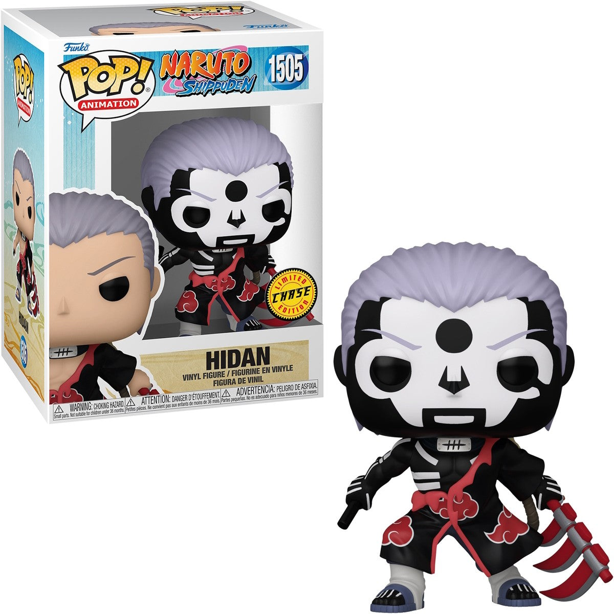 NARUTO SHIPPUDEN HIDAN FUNKO POP #1505 LIMITED EDITION CHASE