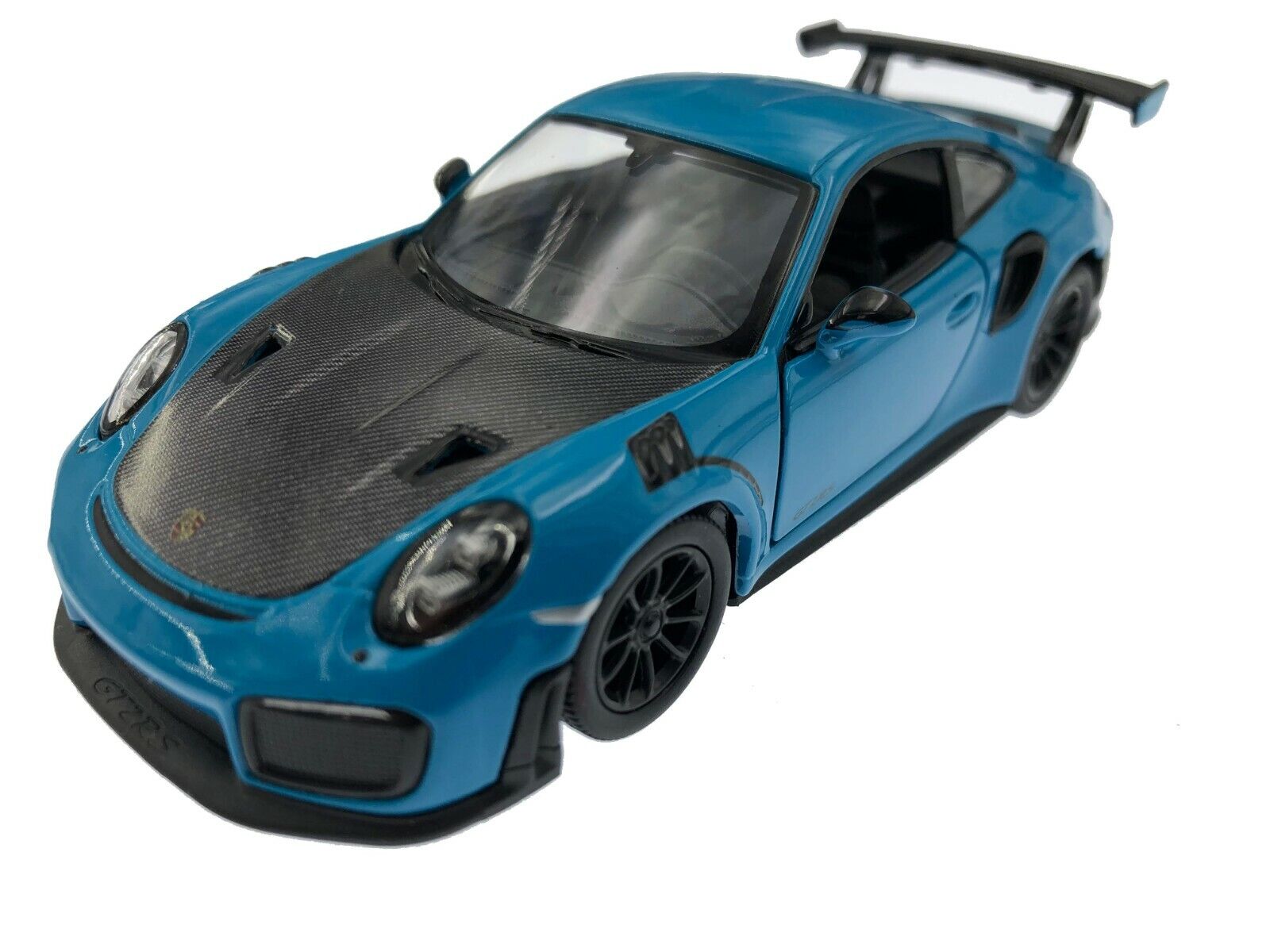 PORSCHE 911 GT2 RS - MODELO DE MÚSICA FUNDICIÓN KINSMART A ESCALA 1/32
