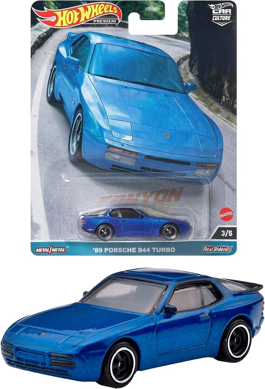 1/64 '89 PORSCHE 944 TURBO - CAR CULTURE