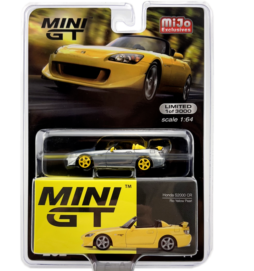 1/64 HONDA S2000 CR RIO YELLOW PEARL - "CHASE" (RAW EDITION)