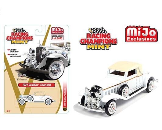1/64 1931 CADILLAC CABRIOLET - RACING CHAMPIONS MINT