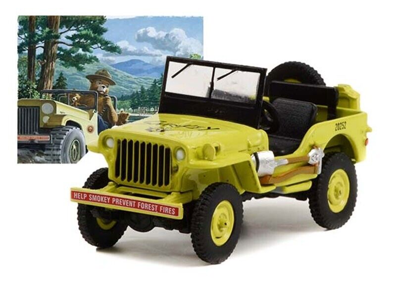 1/64 1942 WILLYS MB JEEP - SMOKEY BEAR