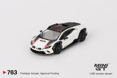 1/64 LAMBORGHINI HURACAN STERRATO BIANCO ASOPO LHD - MINI GT
