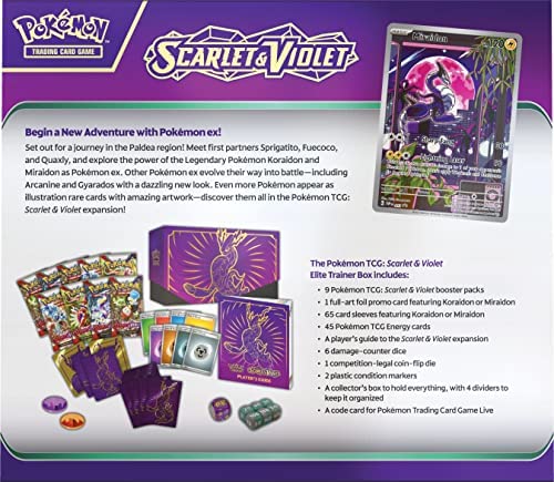 CAJA DE ENTRENADORES ÉLITE DE POKEMON TCG: ESCARLATA Y VIOLETA