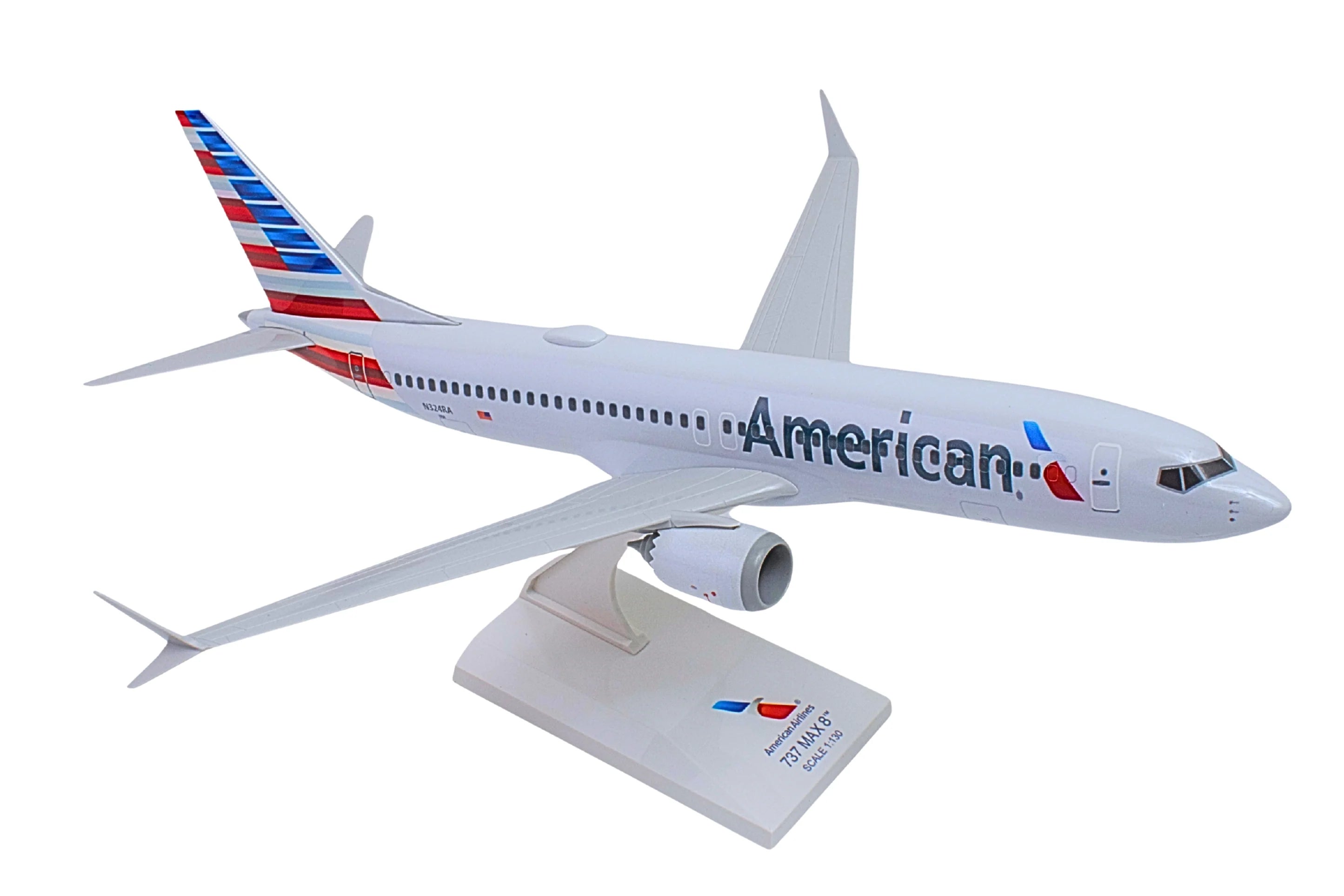 1/130 AMERICAN AIRLINES 737 MAX 8 W/WIFI DOM - SKY MARKS