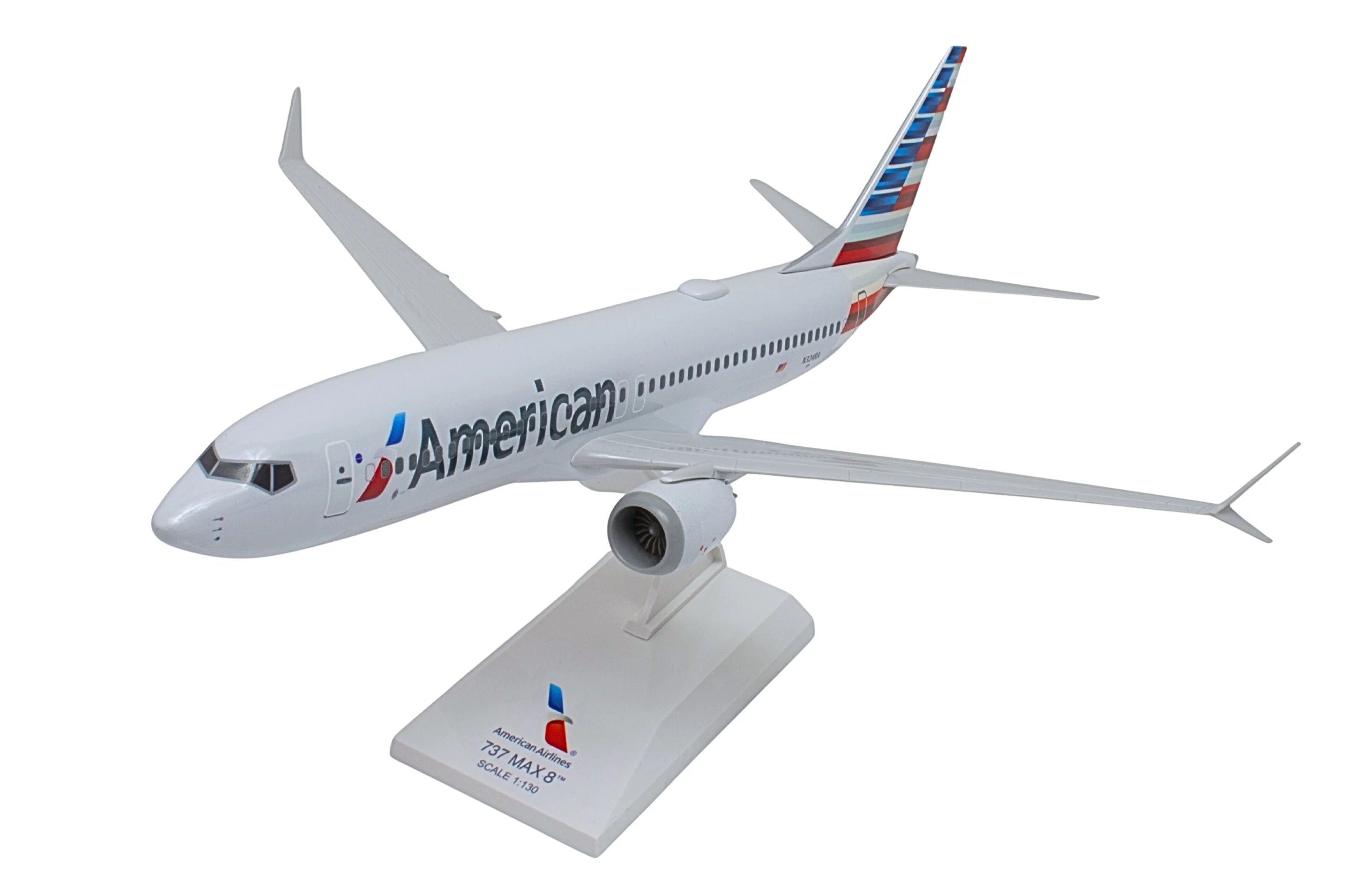 1/130 AMERICAN AIRLINES 737 MAX 8 W/WIFI DOM - SKY MARKS